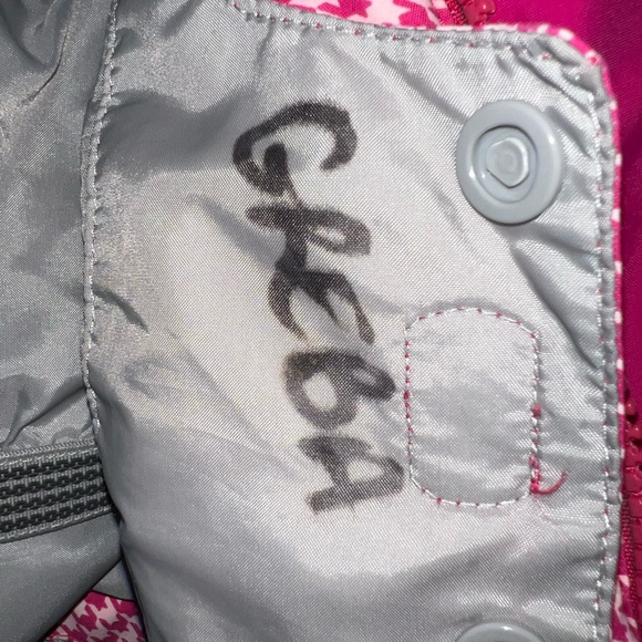 The North Face Pink Houndstooth Hyvent Jacket - Picture 11 of 16